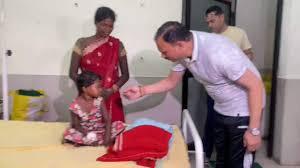 Health Minister arrives for surprise inspection, orders to issue notice to cleaning company  cg raipurnews chhattisgarhnews khabargali 