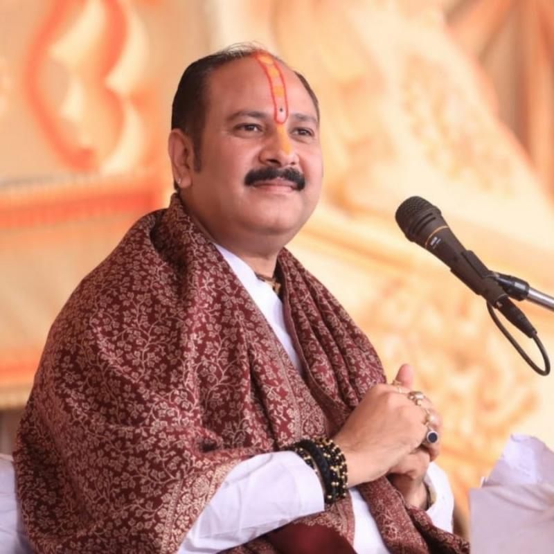 In the sermon of famous storyteller Pradeep Mishra, there was an allegation of black marketing of passes and giving passes to devotees for Rs 2 thousand...  latestnews   hindi news cg news rajnandgaon news khabargali 