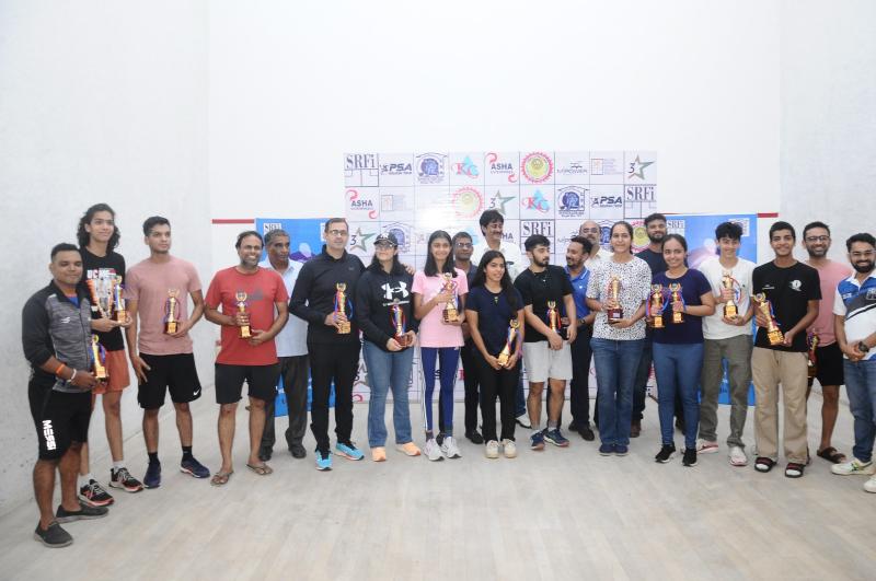 Many exciting matches were seen in Chhattisgarh Squash Open Tournament, Raipur, Khabargali