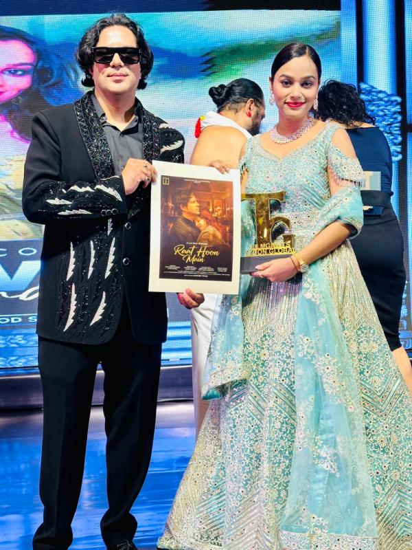 Chhattisgarh's daughter Bollywood playback singer Aishwarya Pandit honored with "Filmjins Tycoon Global Governance and Business Award 2024", Raipur, Khabargali