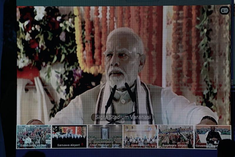 Remote tribal areas of the country got air connectivity, Prime Minister Modi virtually inaugurated Maa Mahamaya Airport, people of Surguja, Jashpur, Surajpur, Balrampur, Korea, Manendragarh-Chirmiri-Bharatpur will get the facility, Chhattisgarh, Khabargali