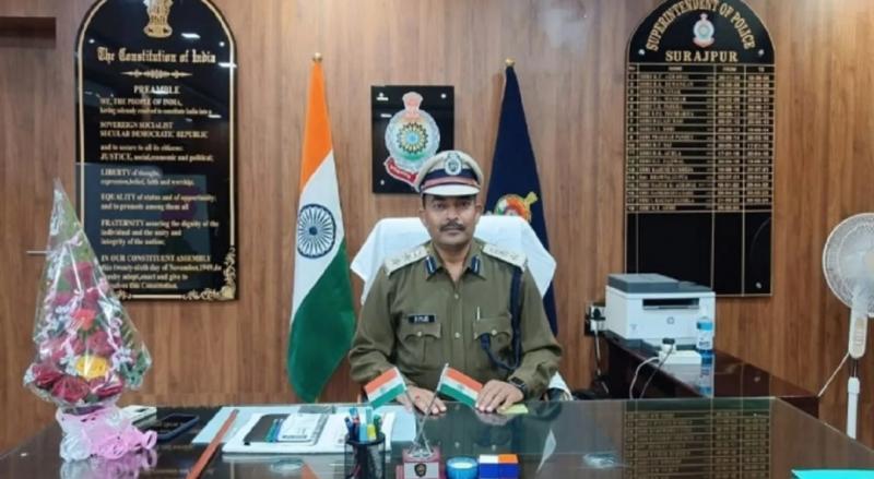 Ahire removed, Prashant Thakur will be Surajpur SP, Khabargali