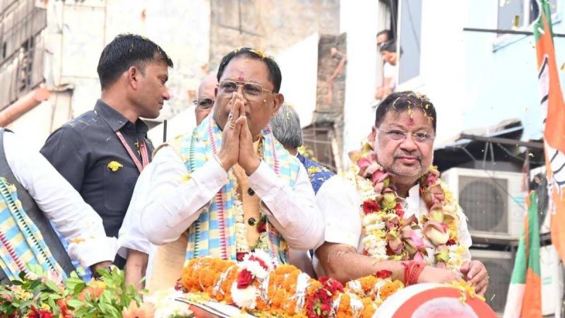 BJP on the way to victory, CM Sai will reach BJP office, see results so far  Cg News Hindi News cg big News latest News Khabargali 