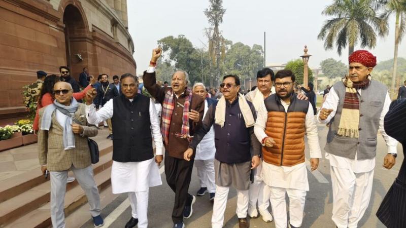 BJP will not tolerate any false allegations and insult to the Constitution: MP Brijmohan Agarwal, Khabargali