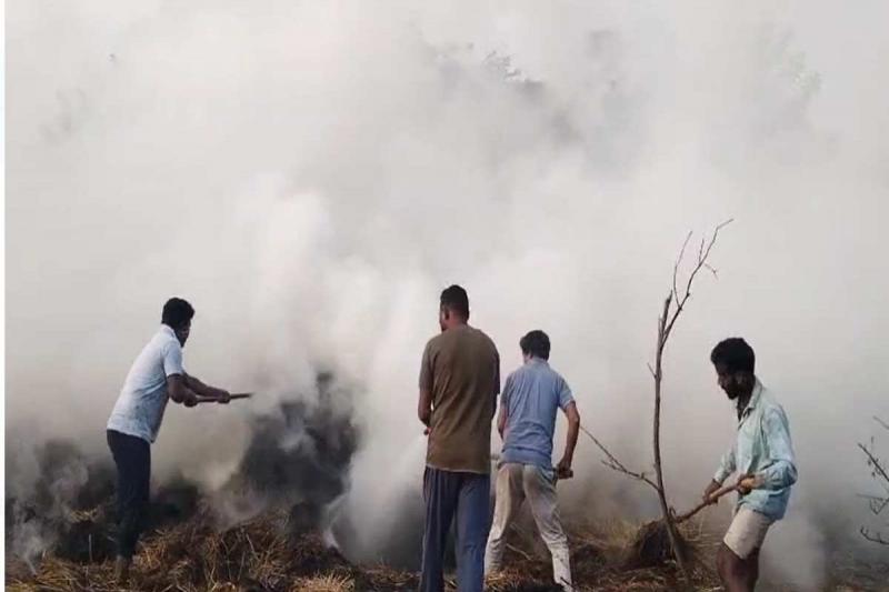 बच्चों ने पैरावट में लगाई आग, 7 साल के मासूम की जिंदा जलकर मौत खबरगली Children set fire to paravat, 7 year old innocent child burnt alive to death cg news hindi news cg big news latest news chhattisgarh news khabargali 