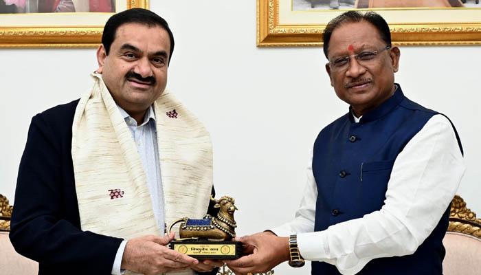 Adani Group will invest 60 thousand crores in Chhattisgarh, Gautam Adani made the announcement after meeting CM Sai, Chhattisgarh, Khabargali
