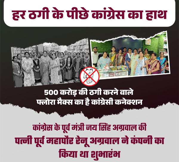 Flora Max has Congress connection, BJP surrounded it, Chhattisgarh, Khabargali