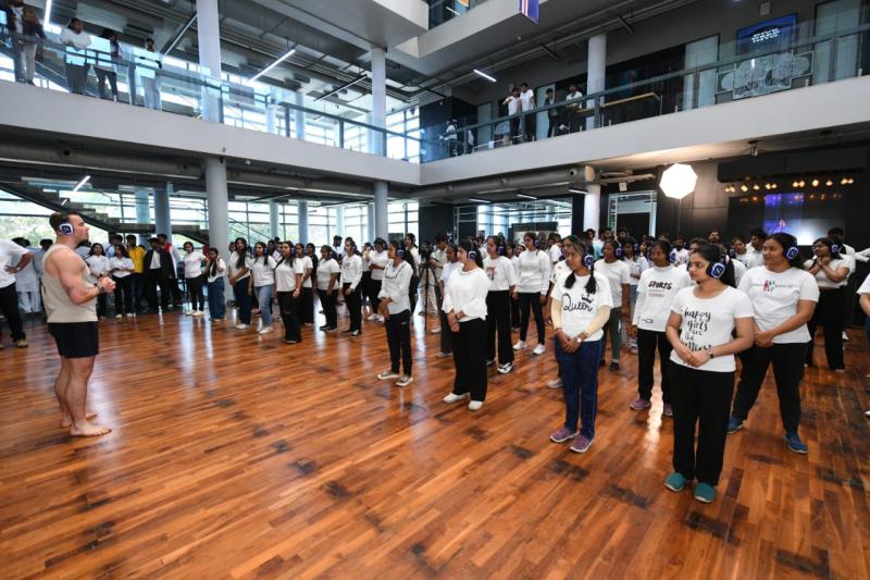 KK Modi University's wellness session concluded with Sanctum, the session is essential for the all-round development of students - Charu Modi, KKMU, Bhilai, Durg, Chhattisgarh, Khabargali