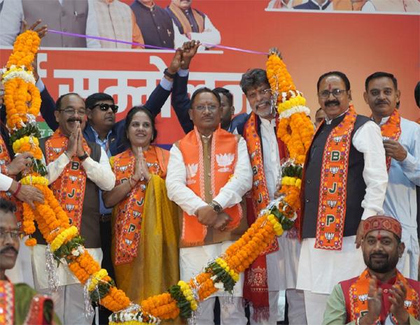 A triple engine government has to be formed in Raipur so that the pace of development can be accelerated - CM Say, Raipur, Khabargali