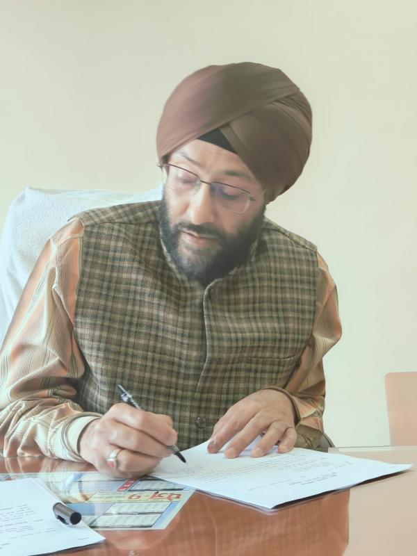 After the order of the Home Department, GP Singh joined the post of DG, Chhattisgarh, Khabargali