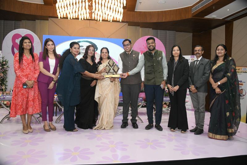 Sakhi”, a grand event for women empowerment in Raipur, organized by the Raipur branch of the Institute of Chartered Accountants of India ICAI, Mayor Mrs. Meenal Chaubey, Sheetal Kala, Shilpi Goyal and Dimple Varlyani, Raipur, Khabargali