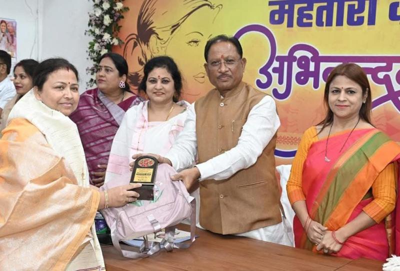 Mahtari Vandan Yojana: Chief Minister Vishnudev Sai released 'Mahatari Vandan Comics', Cartoon Watch India, Mrs. Aarti Sharma, Raipur, Chhattisgarh, Khabargali