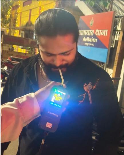 These 10 drivers caught drunk and driving may have their licenses revoked, Raipur, Chhattisgarh, Khabargali