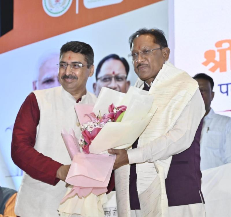 Deepak Mhaske took charge as the new Chairman of Chhattisgarh Medical Service Corporation Limited, CGMSC, Chief Minister congratulated him, CGMSC is playing an important role in strengthening the health system of the state, Chief Minister Vishnudev Sai, BJP, Chhattisgarh, Khabargali