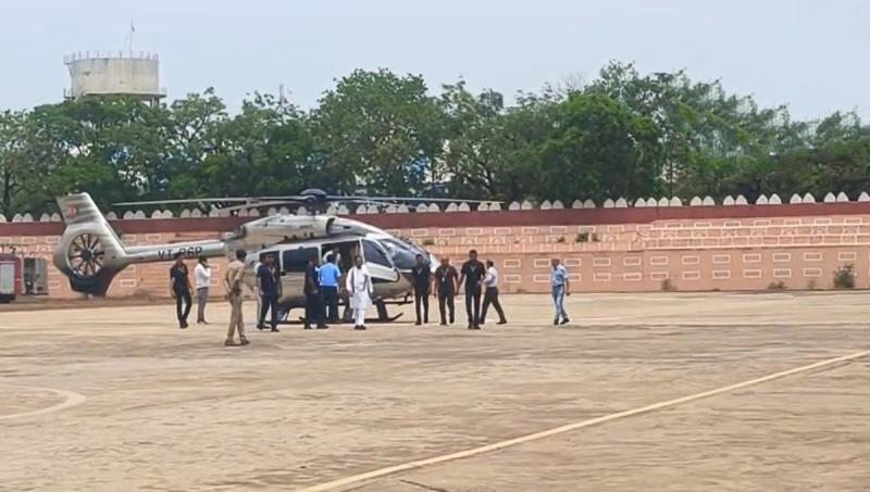 There was a problem with Chief Minister Vishnu Dev Sai's helicopter, information was received before the flight latest news hindi news big news khabargali 