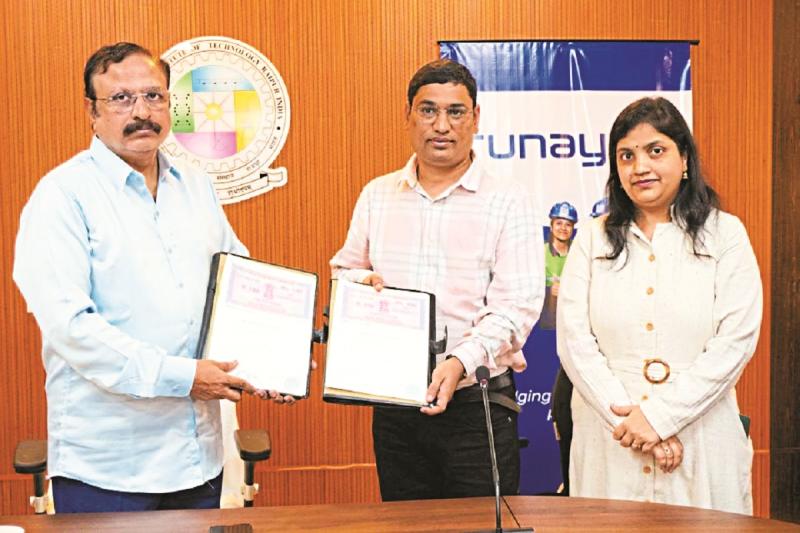 Reach scholarship will give new flight to dreams of girl students, MoU signed between NIT and Green Tech Company cg hindi News Big News latest news khabargali 