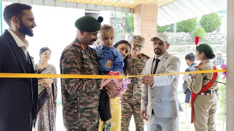 Adani Group built a modern auditorium for the Indian Army's Pinewood School in Poonch, Adani Group built a state-of-the-art auditorium and boundary wall at Pinewood School in Hamirpur, located near the Line of Control. The auditorium has a seating capacity of 510 people. Pinewood School is run by the BG Brigade Hamirpur Battalion of the Indian Army, Poonch, Jammu and Kashmir, Khabargali