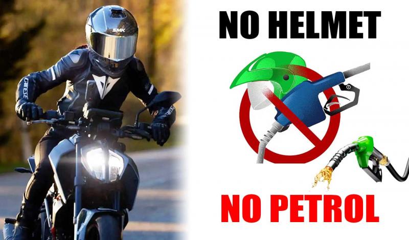 “Now no helmet, no petrol”, Petrol Pump Association will start campaign in the district from September 01, Raipur, Chhattisgarh, Khabargali