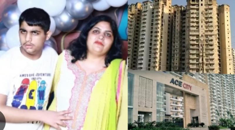 Mother and son committed suicide by jumping from the 13th floor, there was a stir in the whole society hindi news big News latest News khabargali