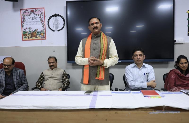 Ayurveda is not just a subject, it is an art of living, says Health Minister Shyam Bihari Jaiswal at the Government Ayurveda College in Raipur, Chhattisgarh, khabargali 