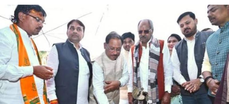 Bhumi Pujan for the construction of Film City in Raipur; artists and tourism will get a new dimension Chhattisgarh News Raipur news hindi news khabargali 