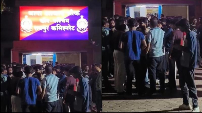 Chaos during a religious procession in Raipur: Bloody clash between two groups, police station surrounded after sword fighting, Chhattisgarh, Khabargali