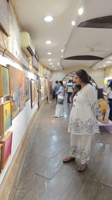 ‘Gaura’ - National Visual Arts Exhibition: Art has always been a powerful medium of expression, reflection and change, Minister Guru Khuswant Saheb, Chhattisgarh Progressive Artists Group, Raipur, Chhattisgarh, Khabargali
