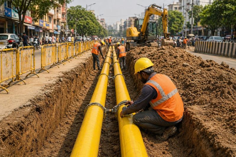 Now gas pipelines will be laid like water in Raipur, providing the facility to every household. raipur chhattisgarh hindi news khabargali 