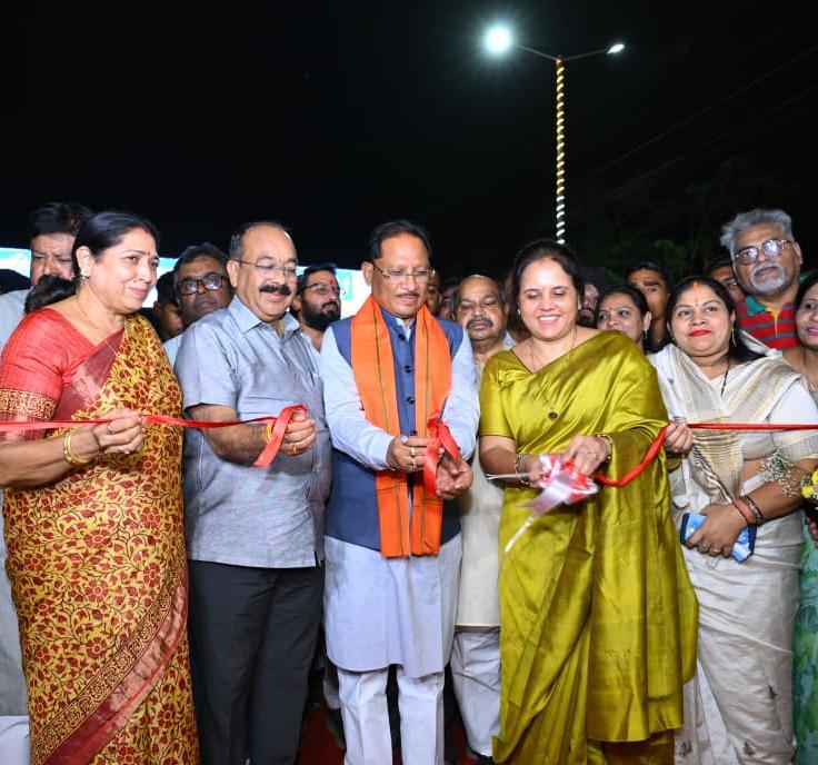 Raipur gets a big gift, Chief Minister Sai inaugurates Kachana Railway Overbridge, lakhs of people will get relief from traffic jams, Chhattisgarh, Khabargali