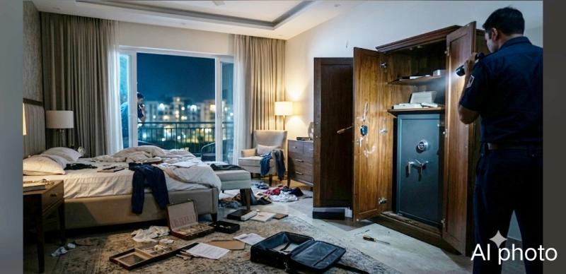 12 days of masterplanning and 7 million rupees stolen! The inside story of Raipur's most sensational theft, which occurred on Sunday at a businessman's home in Ashoka Icon Phase 1, Khabargali 