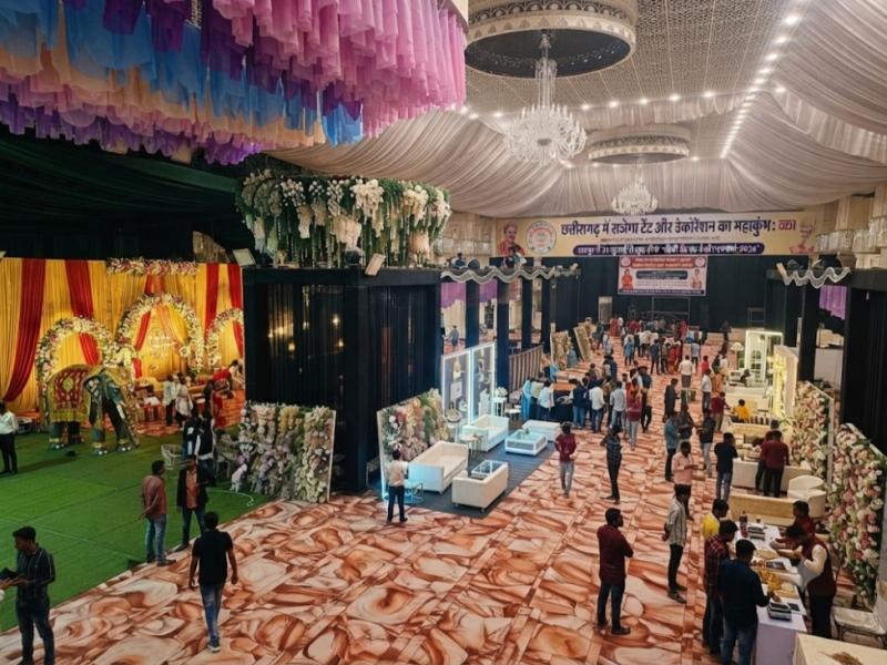 Chhattisgarh to witness a grand tent and decoration extravaganza: 'CG Tent and Decor Expo-2026' to begin in Raipur on July 31, association president Amarjeet Singh Dua, convener Taranjeet Singh Hora, vice president Paras Hora, Rinku Bhakre, Khabargali
