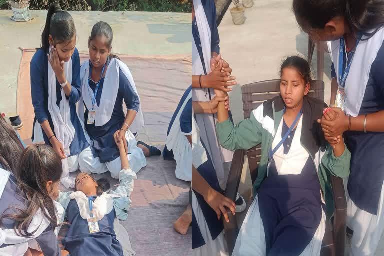 Mysterious incident at a government school in Balod: 5 female students suddenly fainted, causing a stir.chhattisgarh hindi news khabargali 