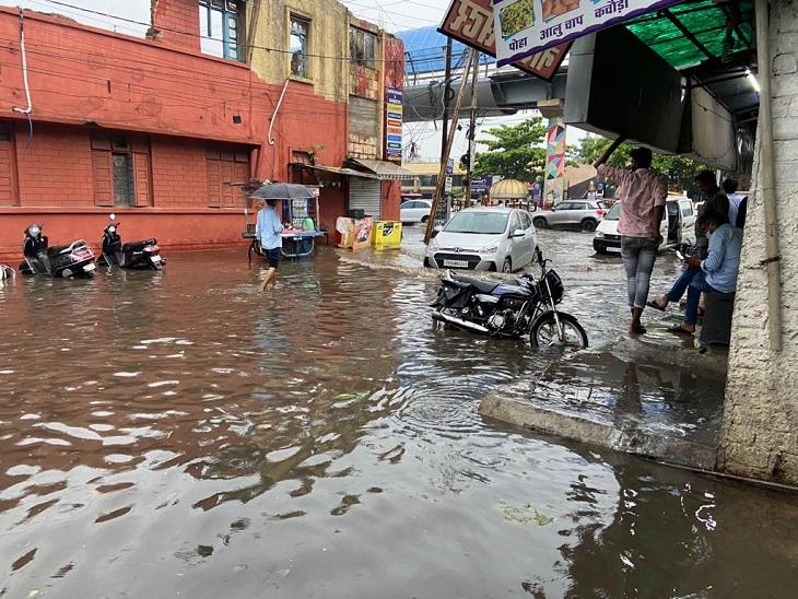  Heavy rain since late night in Raipur; several areas inundated chhattisgarh hindi  news khabargali 