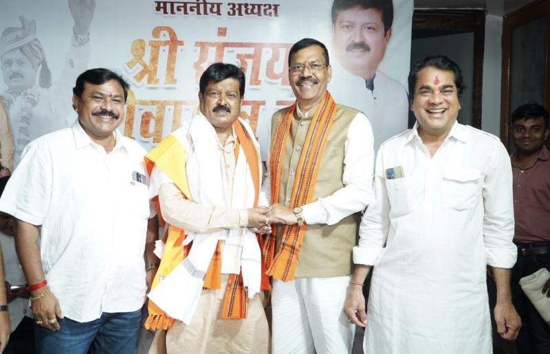 Chairman of Chhattisgarh State Civil Supplies Corporation and senior BJP leader Sanjay Srivastava, Sanjay Srivastava's birthday, Raipur News, Chhattisgarh BJP, Vishnudev Sai, Dr. Raman Singh, Khabargali
