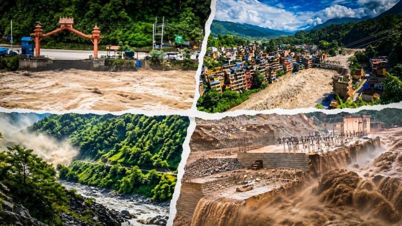 Massive devastation in Nepal due to floods; 160 dead and over 844 missing, Khabargali