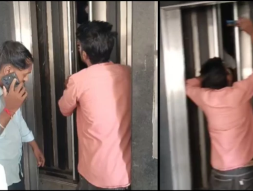 Eight officials and employees remained trapped in an Indravati Bhavan elevator for half an hour; panic ensued after the lift suddenly stopped working. latest News hindi news khabargali 