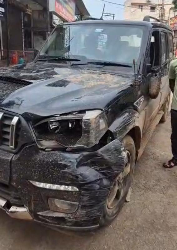 Drunken driver wreaks havoc in Kushalpur hits 15-16 people one death reported Latest news hindi Raipur news khabargali