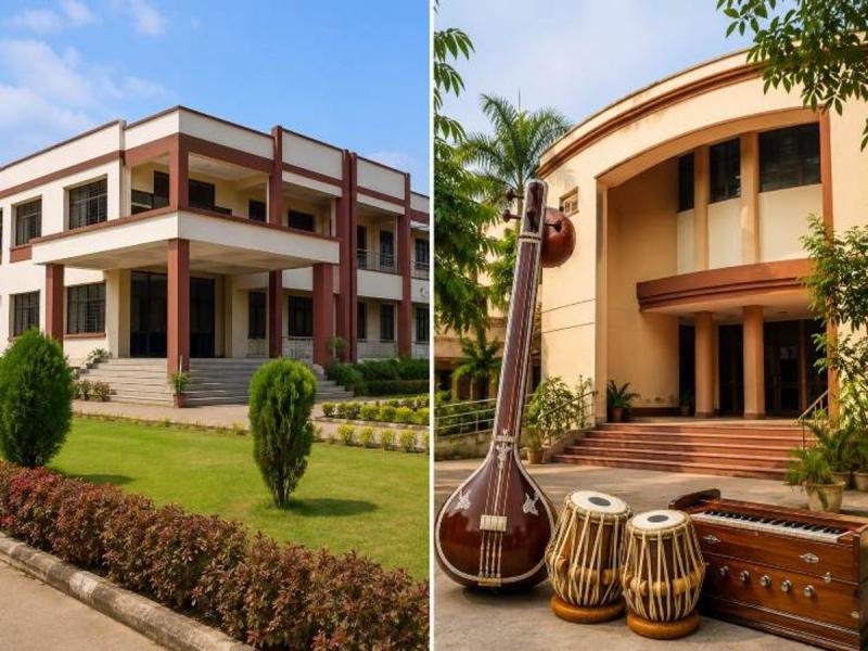 Music college classes to be held at a government school in Naya Raipur; enrollment has now risen to six students, up from the initial two.  Latest news hindi news khabargali 