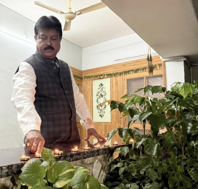 Chhattisgarh State Civil Supplies Corporation Chairman Sanjay Srivastava, Bhupesh Baghel, Narendra Modi, Blessing Lamp, Chhattisgarh Politics, Raipur News, Khabargali